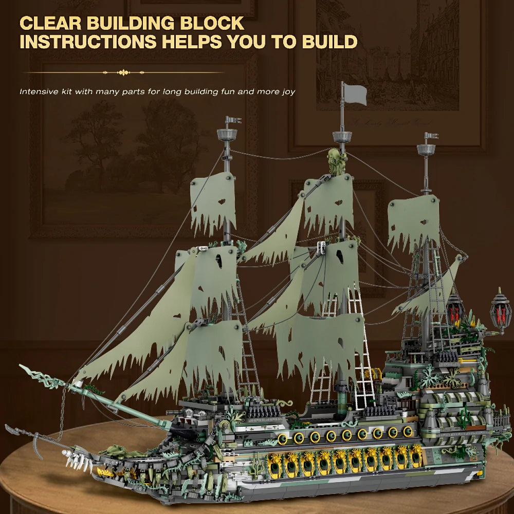 REOBRIX pirates ship flying dutchman #66037 (5503+pcs)