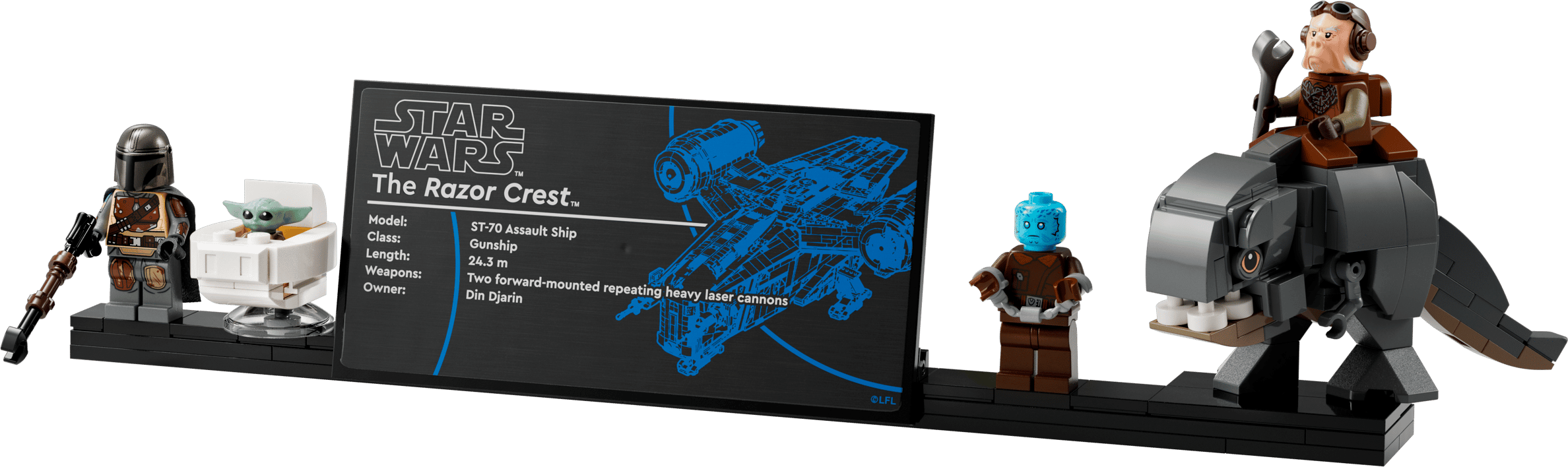 The Razor Crest STAR WARS #75331 (6187+pcs)