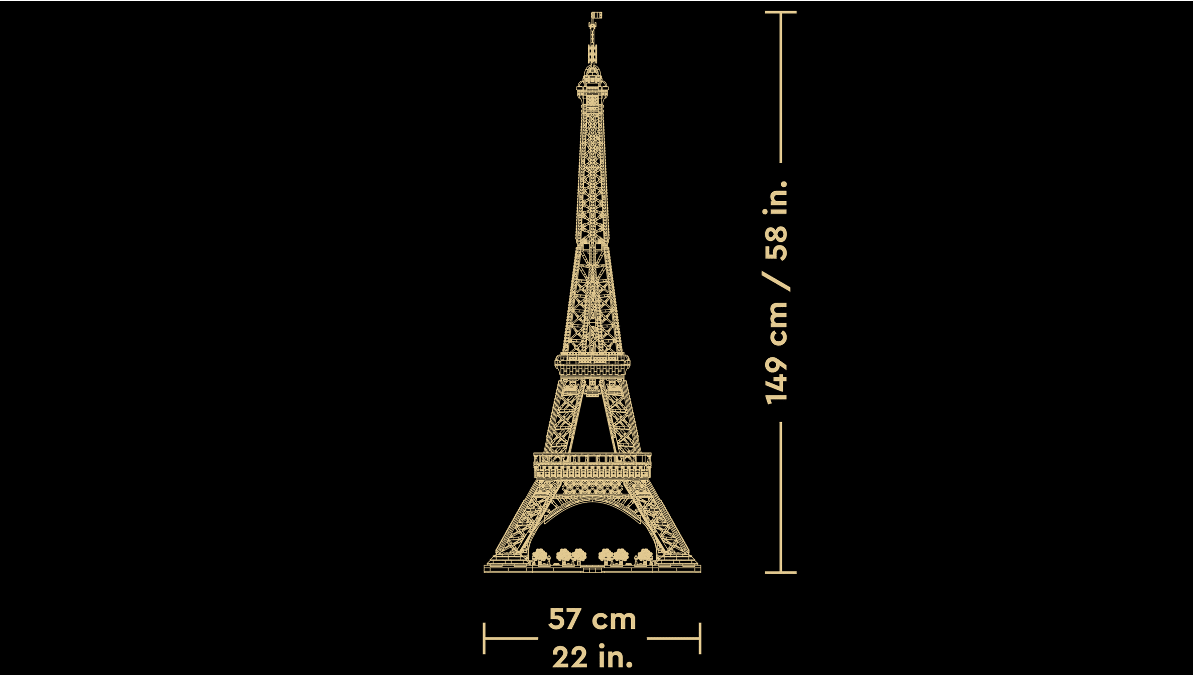 LEGO Eiffel tower 10307 (10001+pcs)