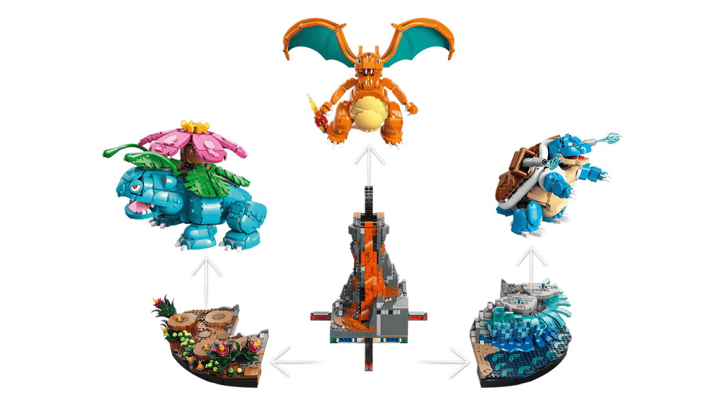 Lego Venusaur, Charizard and Blastoise #72153 (6838+ pcs)